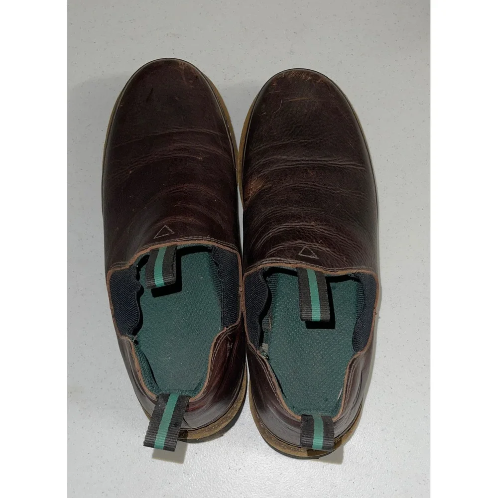 Georgia Giant Romeo Mens Brown Leather Slip On Work Shoes Boots G6274